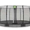 EXIT TOYS Trampoline Rond Enterré Avec Filet De Protection Allure Classic - ø 427 Cm