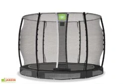 EXIT TOYS Trampoline Rond Enterré Avec Filet De Protection Allure Classic - ø 305 Cm