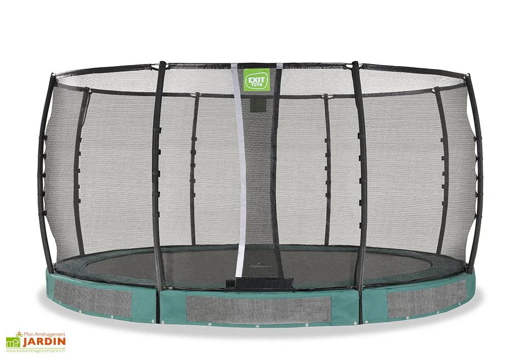 EXIT TOYS Trampoline Rond Enterré Avec Filet De Protection Allure Premium - ø 427 Cm 2 EXIT TOYS Trampoline Rond Enterré Avec Filet De Protection Allure Premium - ø 427 Cm – Image 2