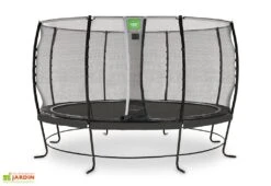 EXIT TOYS Trampoline Rond Sur Pieds Avec Filet De Protection Lotus Classic – ø 427 Cm