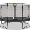 EXIT TOYS Trampoline Rond Sur Pieds Avec Filet De Protection Allure Classic – ø 427 Cm