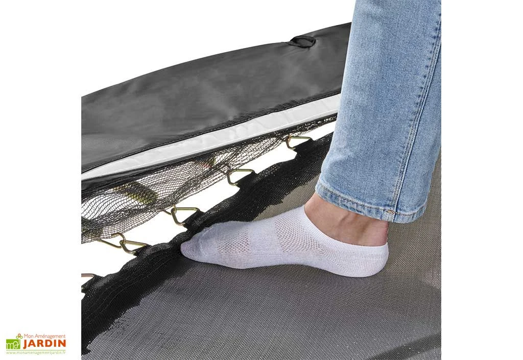 EXIT TOYS Trampoline Rond Sur Pieds Avec Filet De Protection – Lotus Classic 4 EXIT TOYS Trampoline Rond Sur Pieds Avec Filet De Protection – Lotus Classic – Image 4