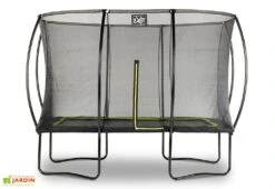EXIT TOYS Trampoline Rectangulaire Sur Pieds Avec Filet De Protection - Exit Silhouette 9 EXIT TOYS Trampoline Rectangulaire Sur Pieds Avec Filet De Protection - Exit Silhouette -Portique Jardin Soldes Magasin trampoline sur pieds 214x305 noir