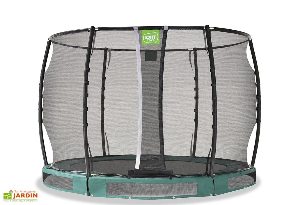 EXIT TOYS Trampoline Rond Enterré Avec Filet De Protection Allure Premium – ø 305 Cm 2 EXIT TOYS Trampoline Rond Enterré Avec Filet De Protection Allure Premium – ø 305 Cm – Image 2
