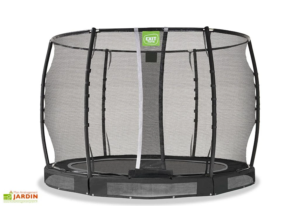 EXIT TOYS Trampoline Rond Enterré Avec Filet De Protection Allure Premium – ø 305 Cm 1 EXIT TOYS Trampoline Rond Enterré Avec Filet De Protection Allure Premium – ø 305 Cm