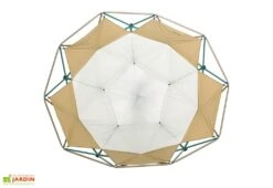 Lifetime Dôme D’escalade Pour Enfant + Voile D’ombrage - ⌀ 305 Cm 10 Lifetime Dôme D’escalade Pour Enfant + Voile D’ombrage - ⌀ 305 Cm -Portique Jardin Soldes Magasin vue dessus dome escalade toile ombrage